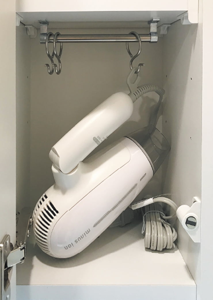 ドライヤーフックの参考写真