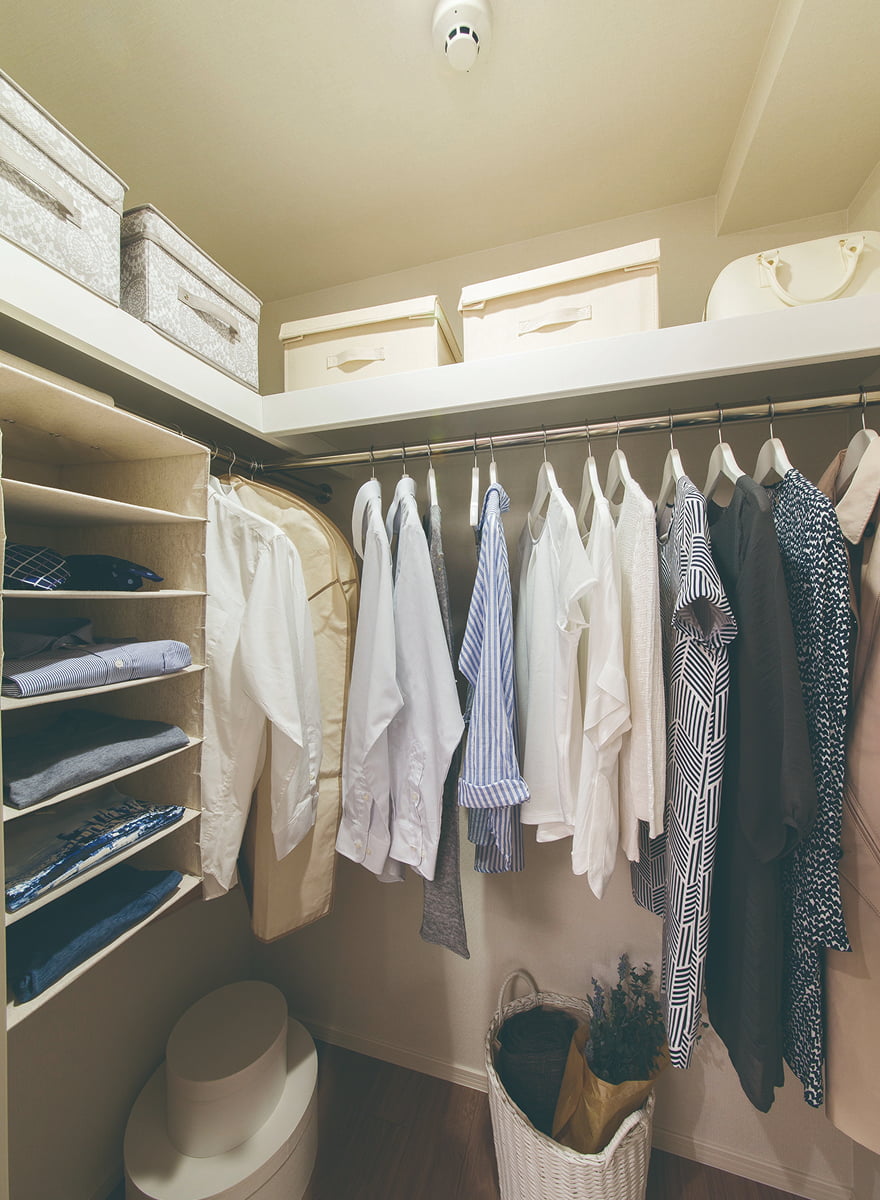 ウォークインクロゼットの写真