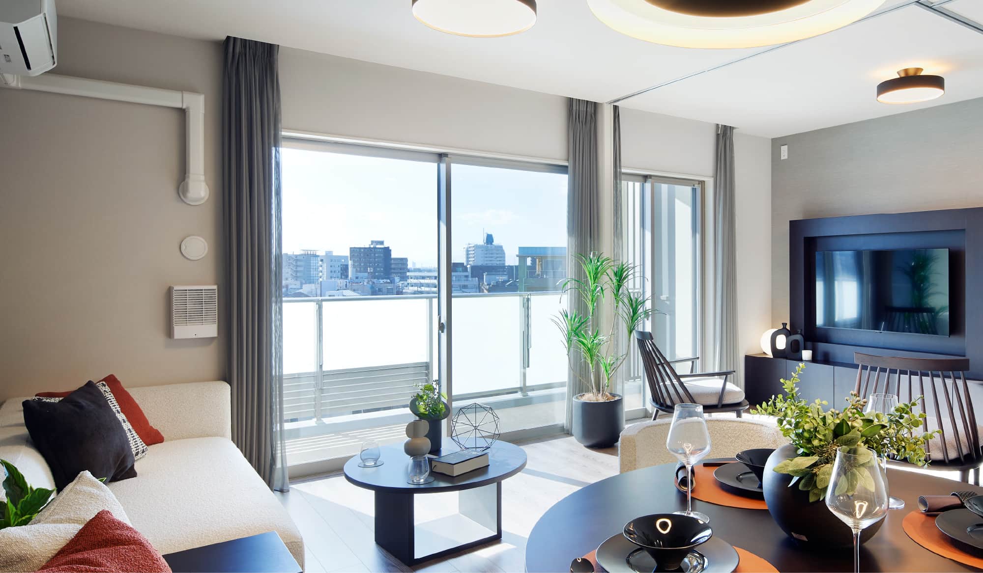 モデルルーム 3LDK LIVING DINING ROOM