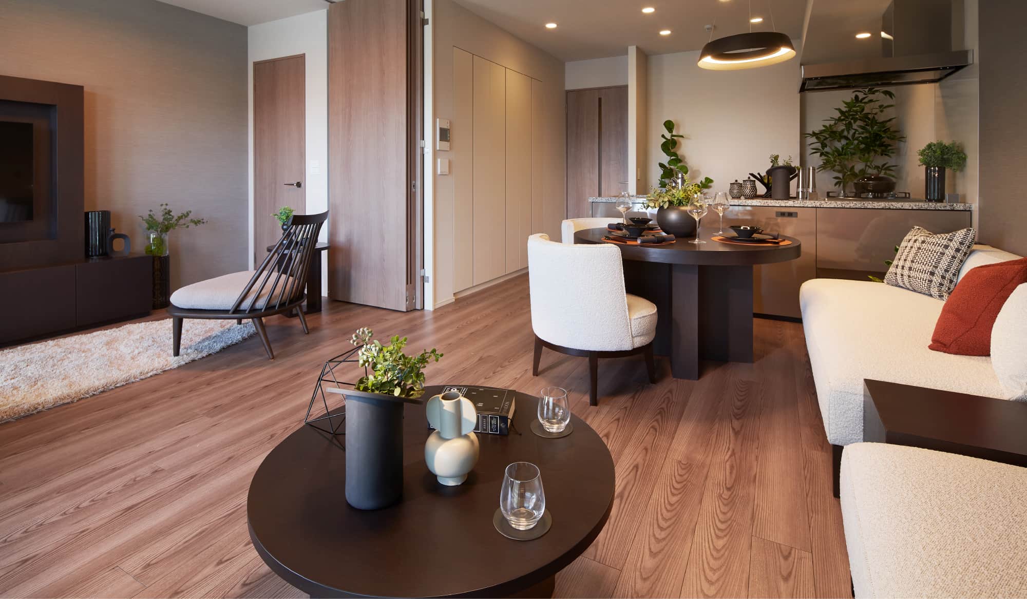 モデルルーム 3LDK LIVING DINING ROOM