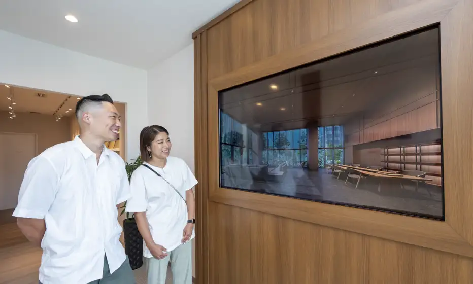 マンションギャラリー内