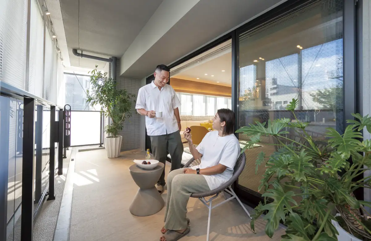 モデルルーム バルコニー