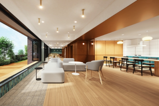 オープンスペース完成予想図