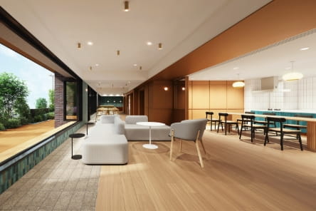 オープンスペース完成予想図