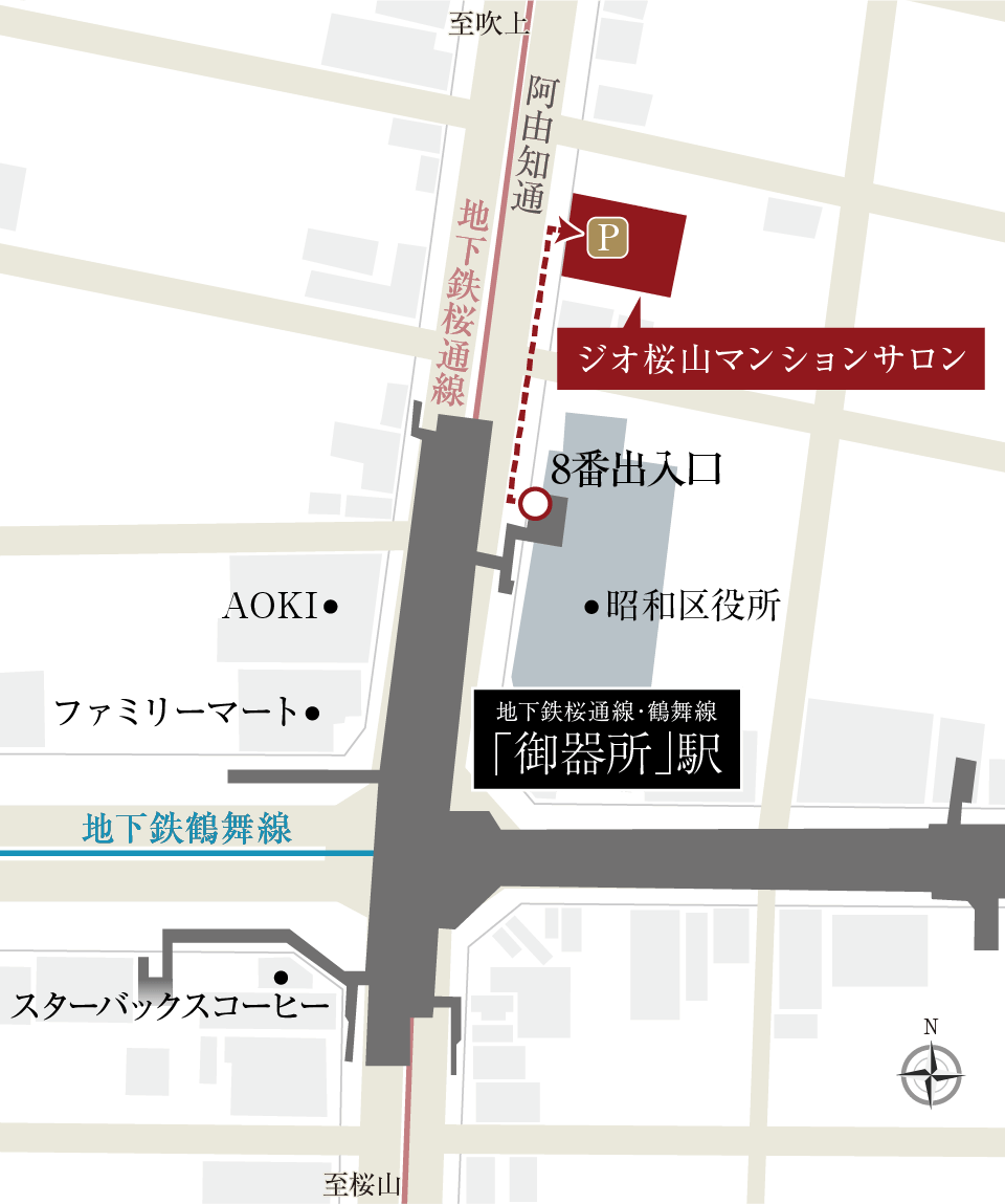 ギャラリー案内図