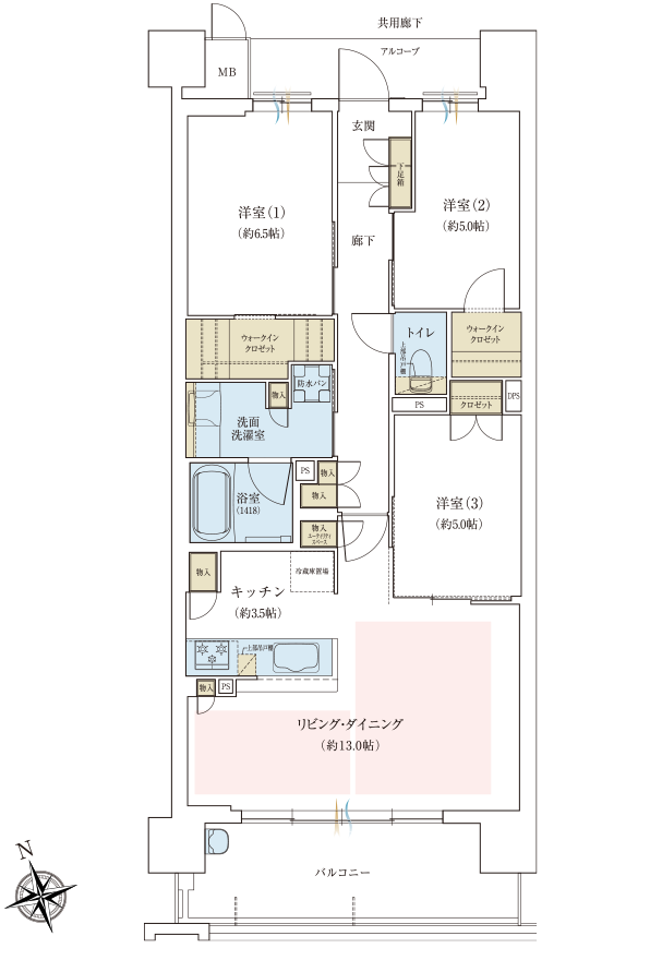 間取り｜【【公式】ジオ三田｜阪急阪神不動産・旭化成の新築分譲