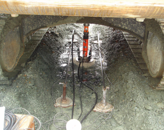 平板載荷試験（参考写真）