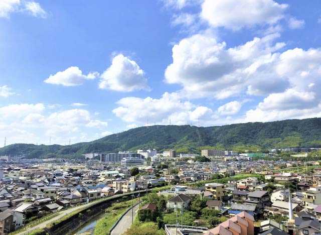 島本町の全景 写真