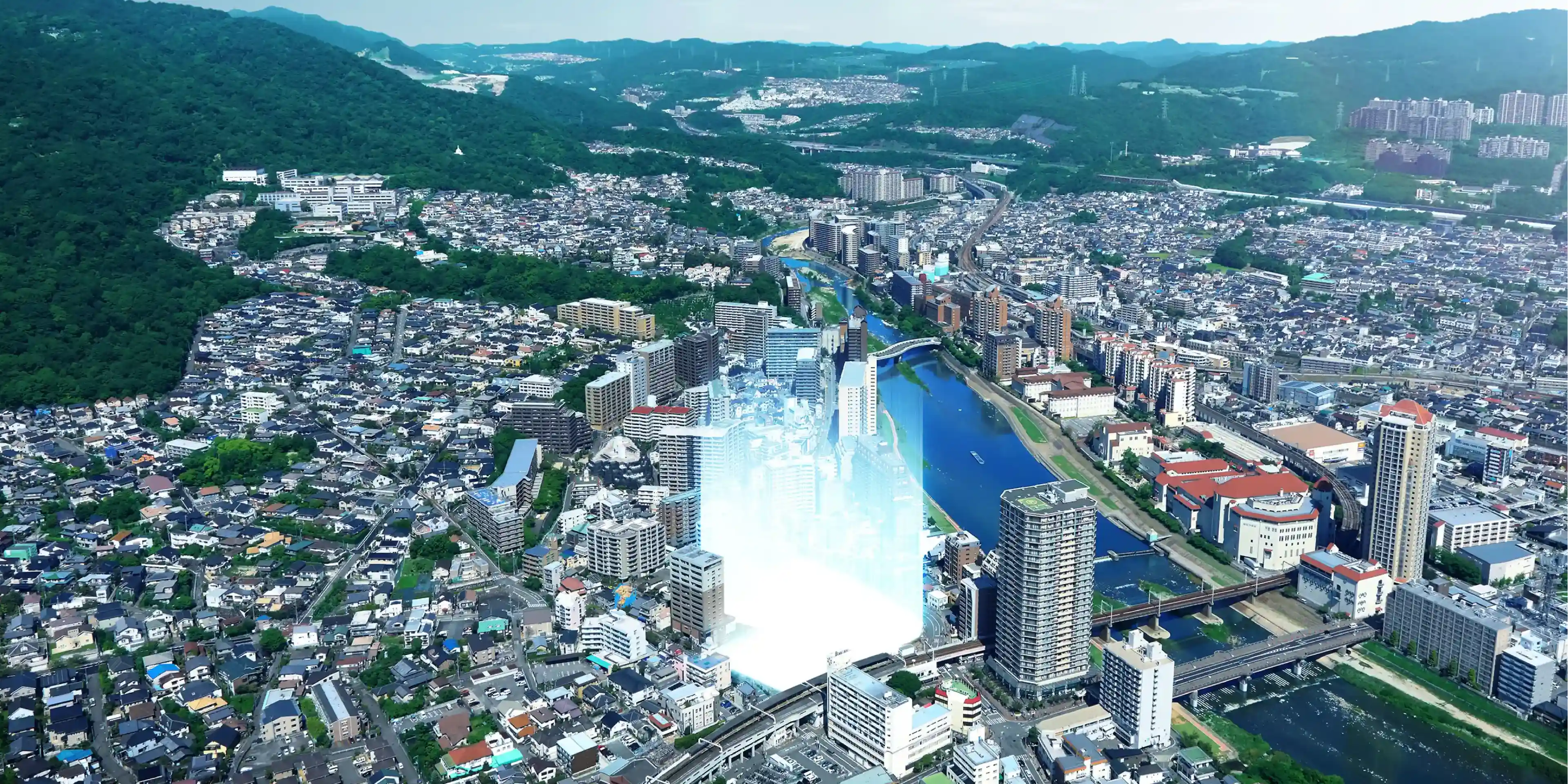 花のみちと宝塚大劇場