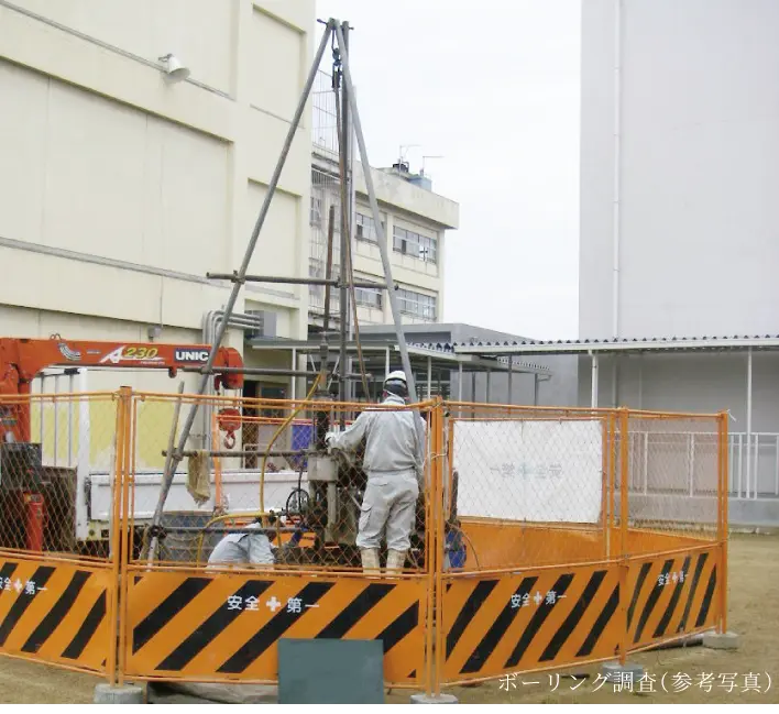 ボーリング調査（参考写真）