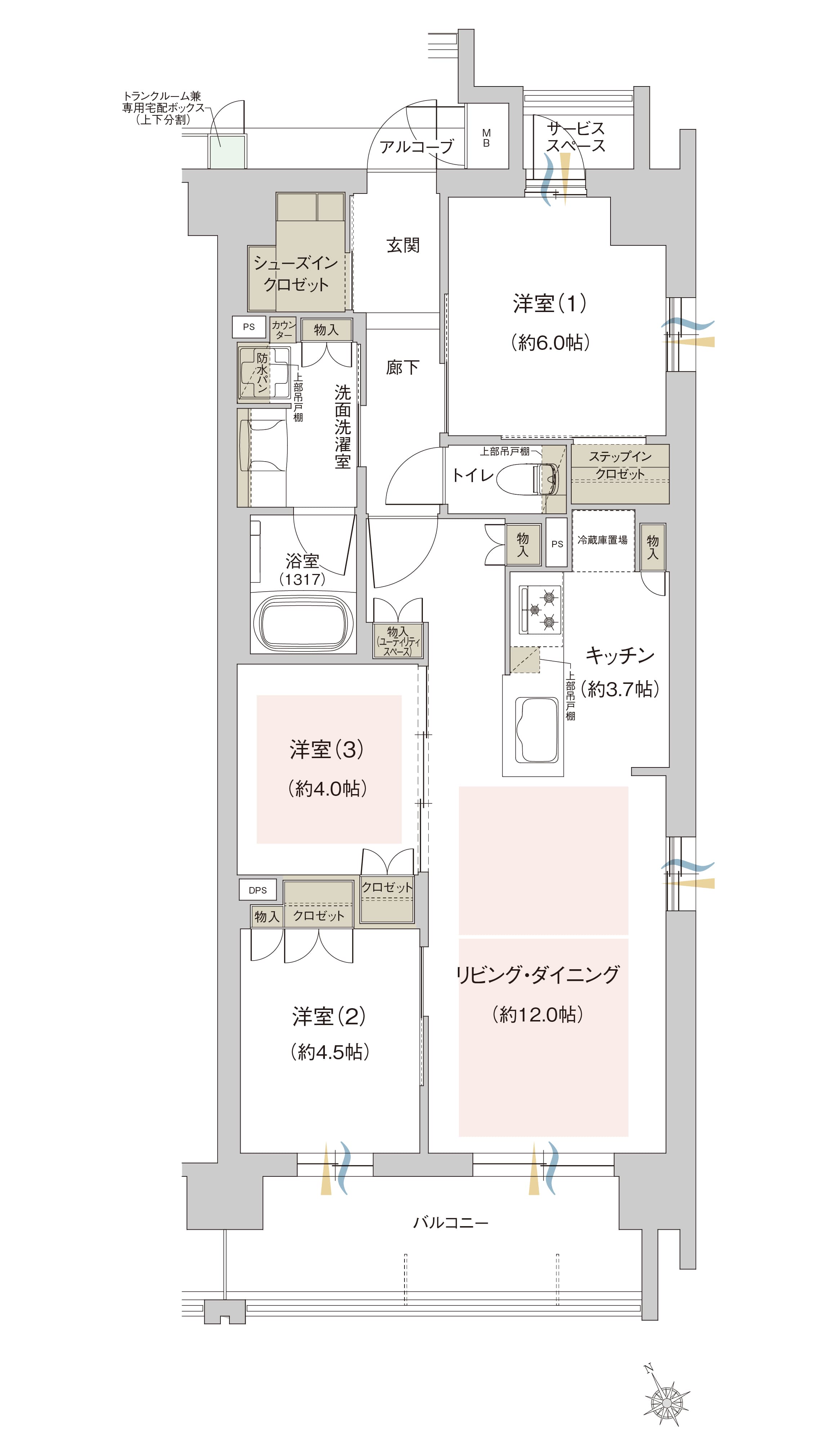 Dタイプ間取り図