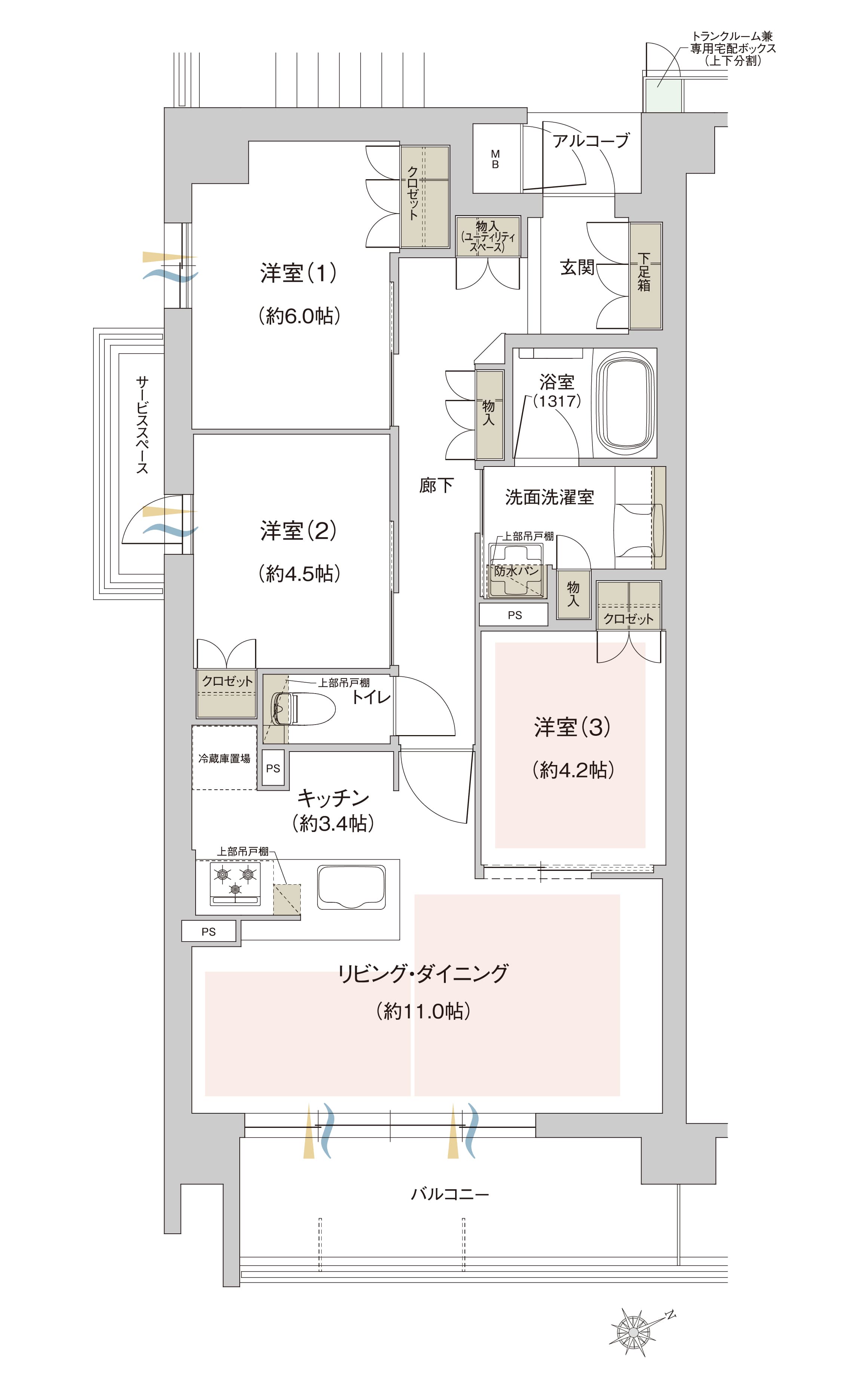 Aタイプ間取り図