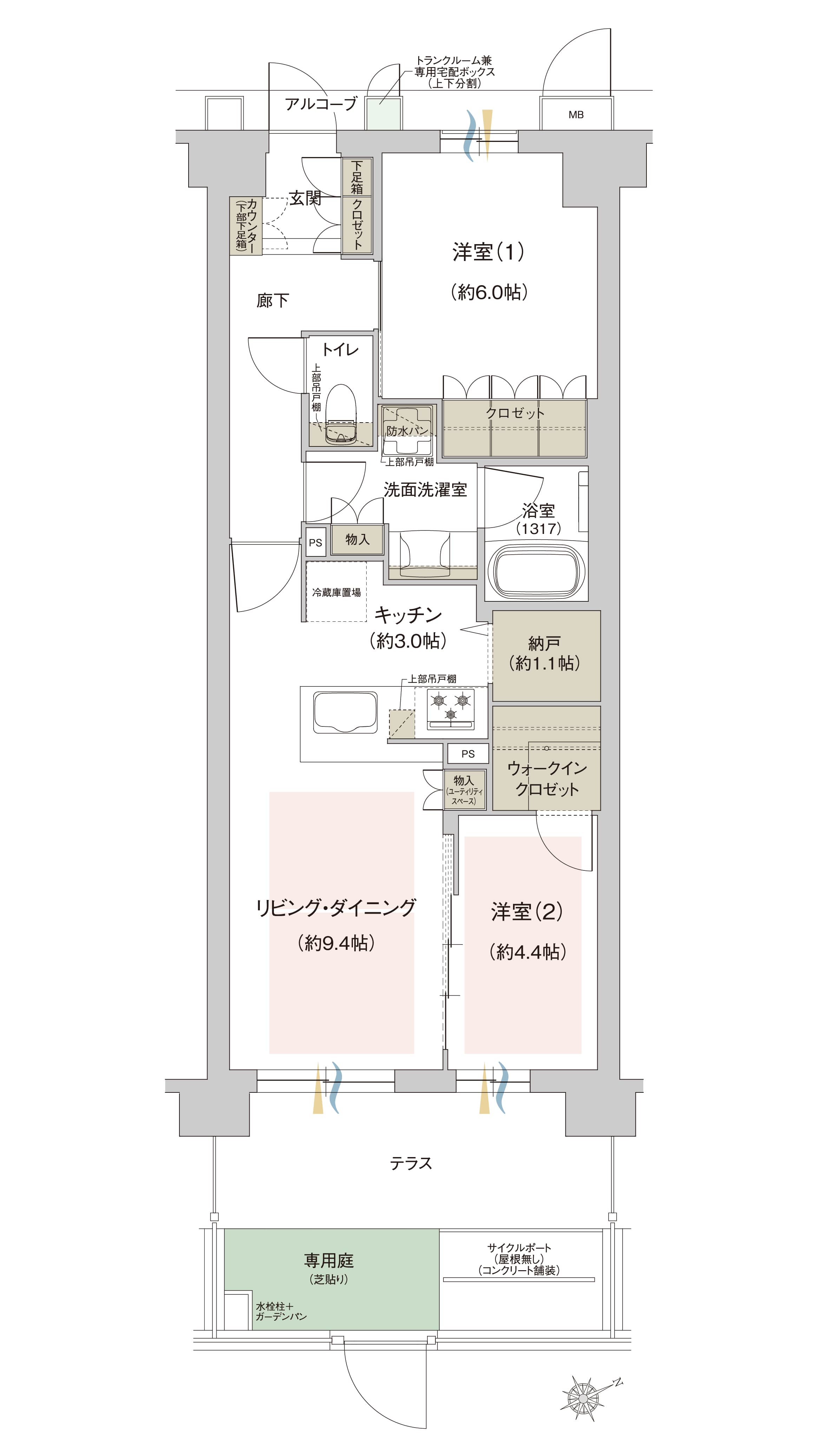 C1tタイプ間取り図