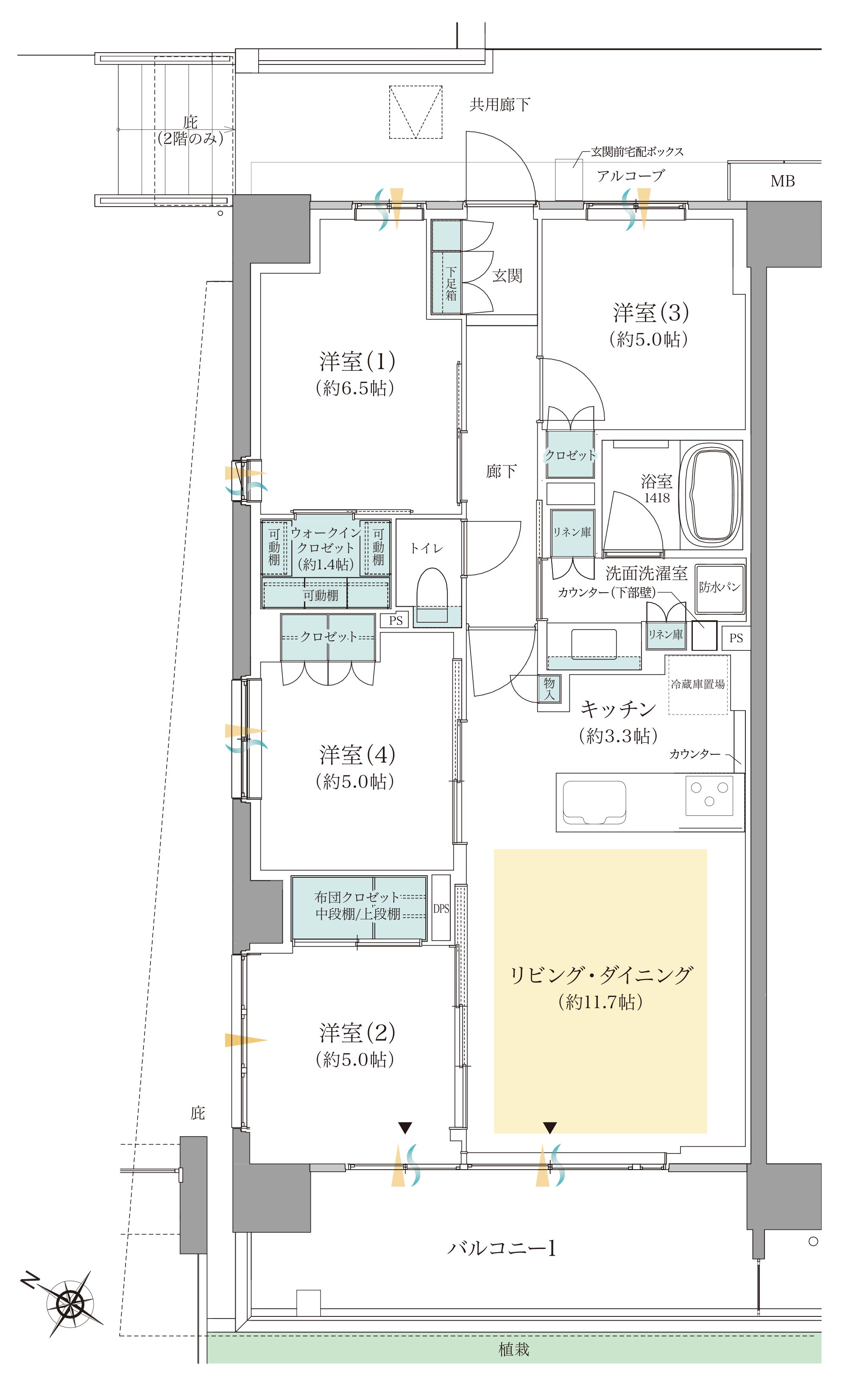 間取りB1type