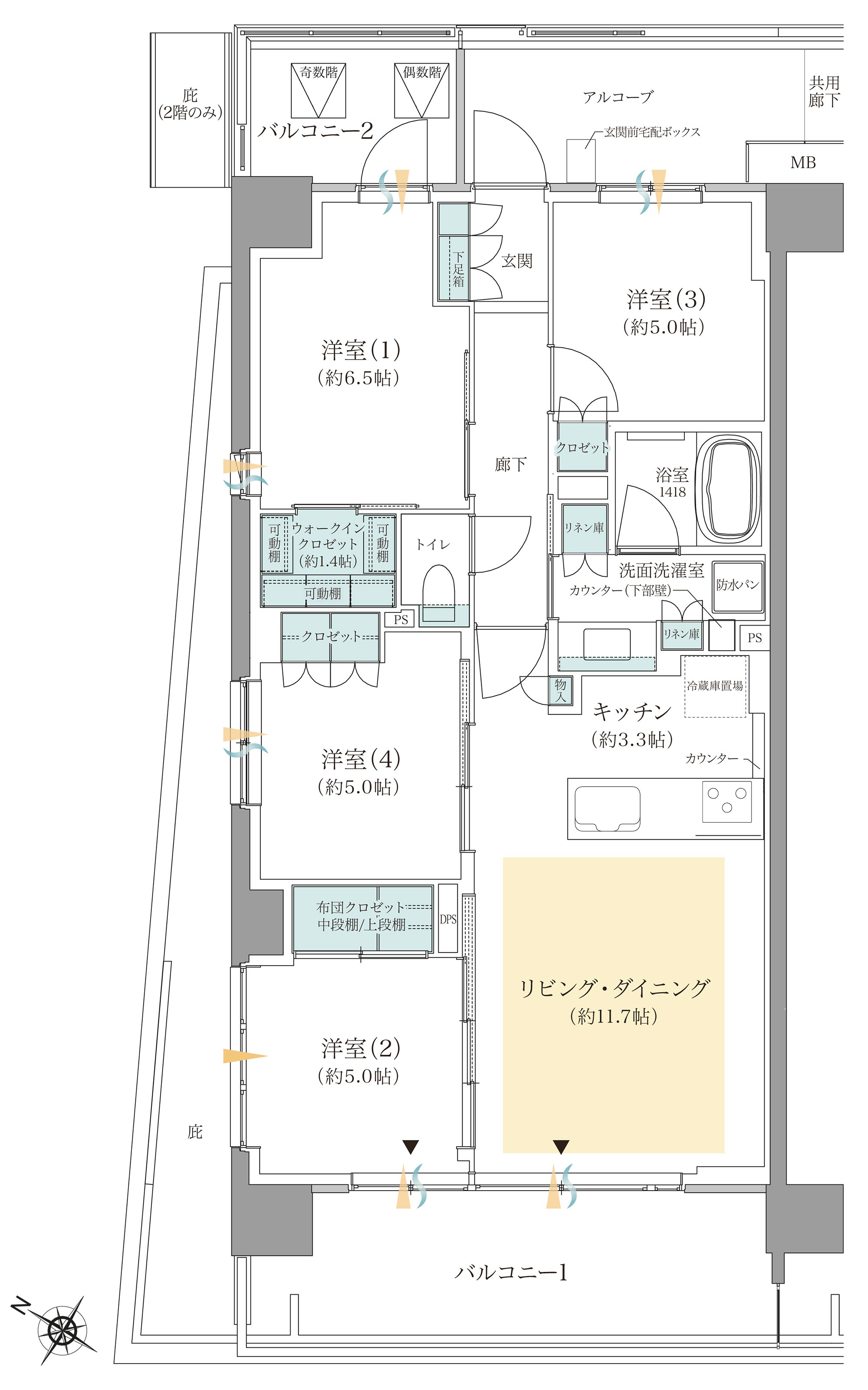 間取りB1type