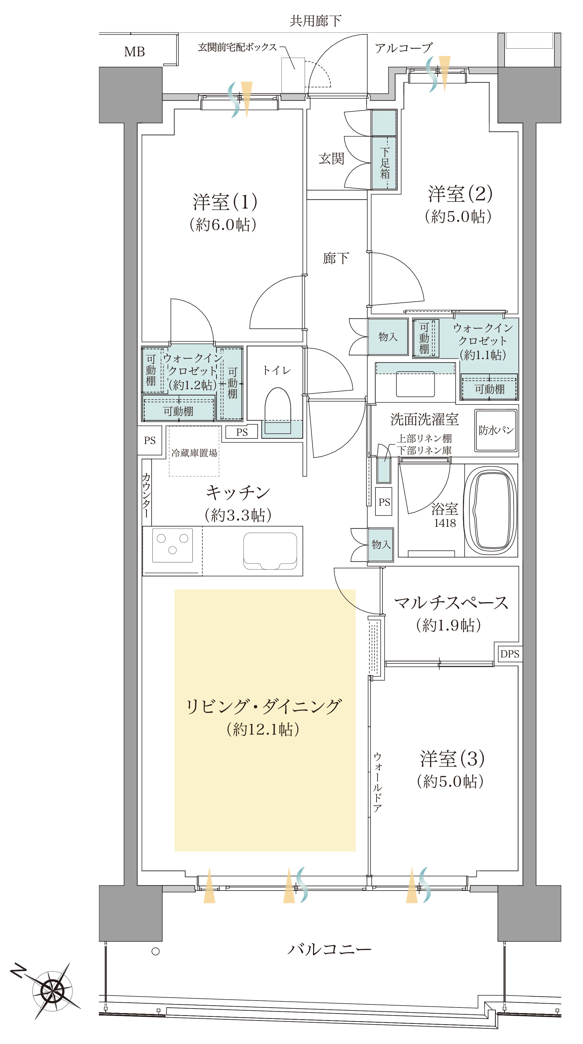 間取りB14type