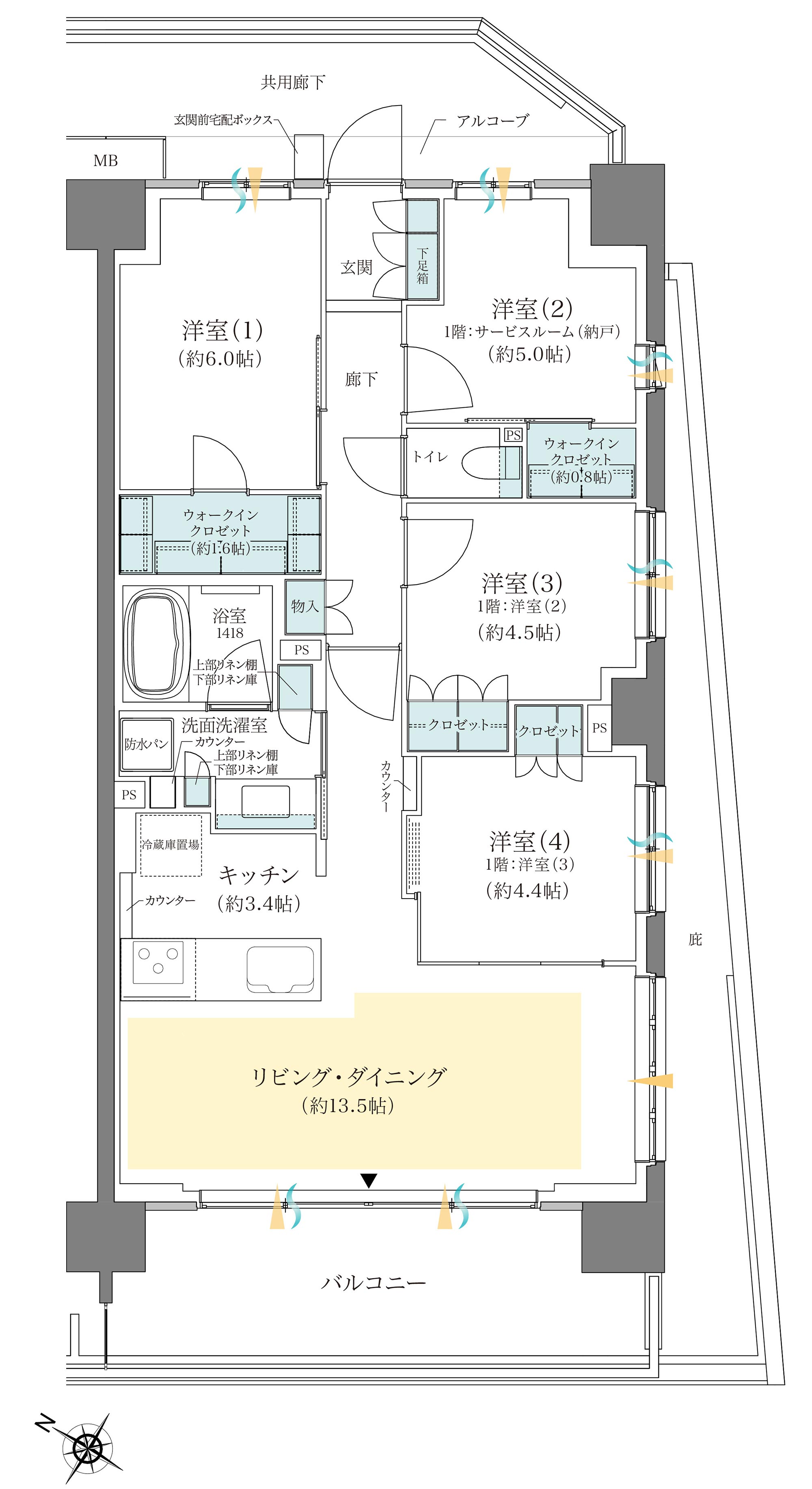 間取りC16type