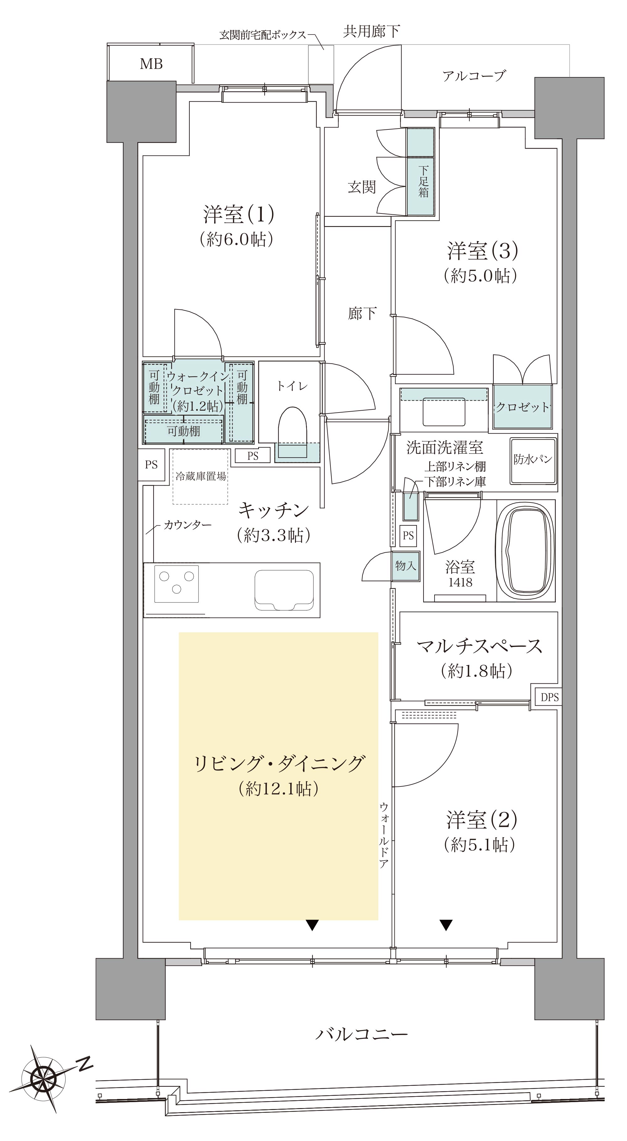 間取りE2type