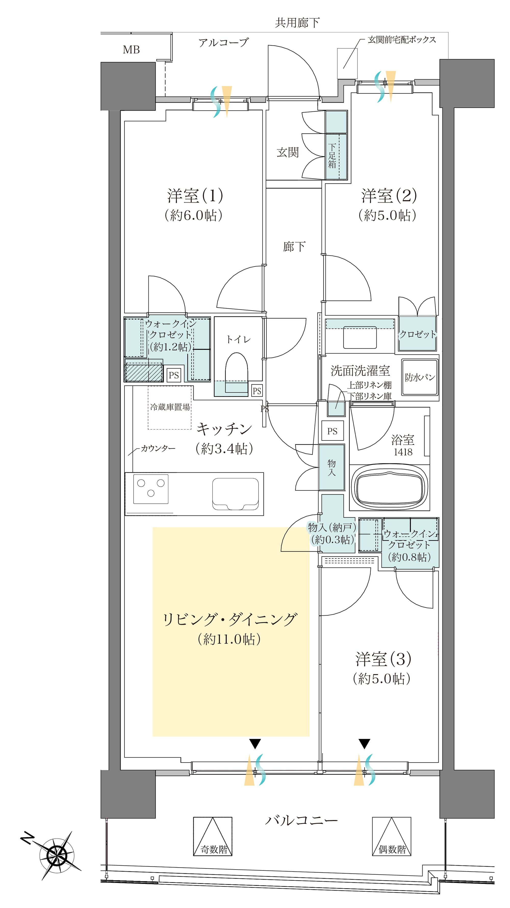 間取りB4type