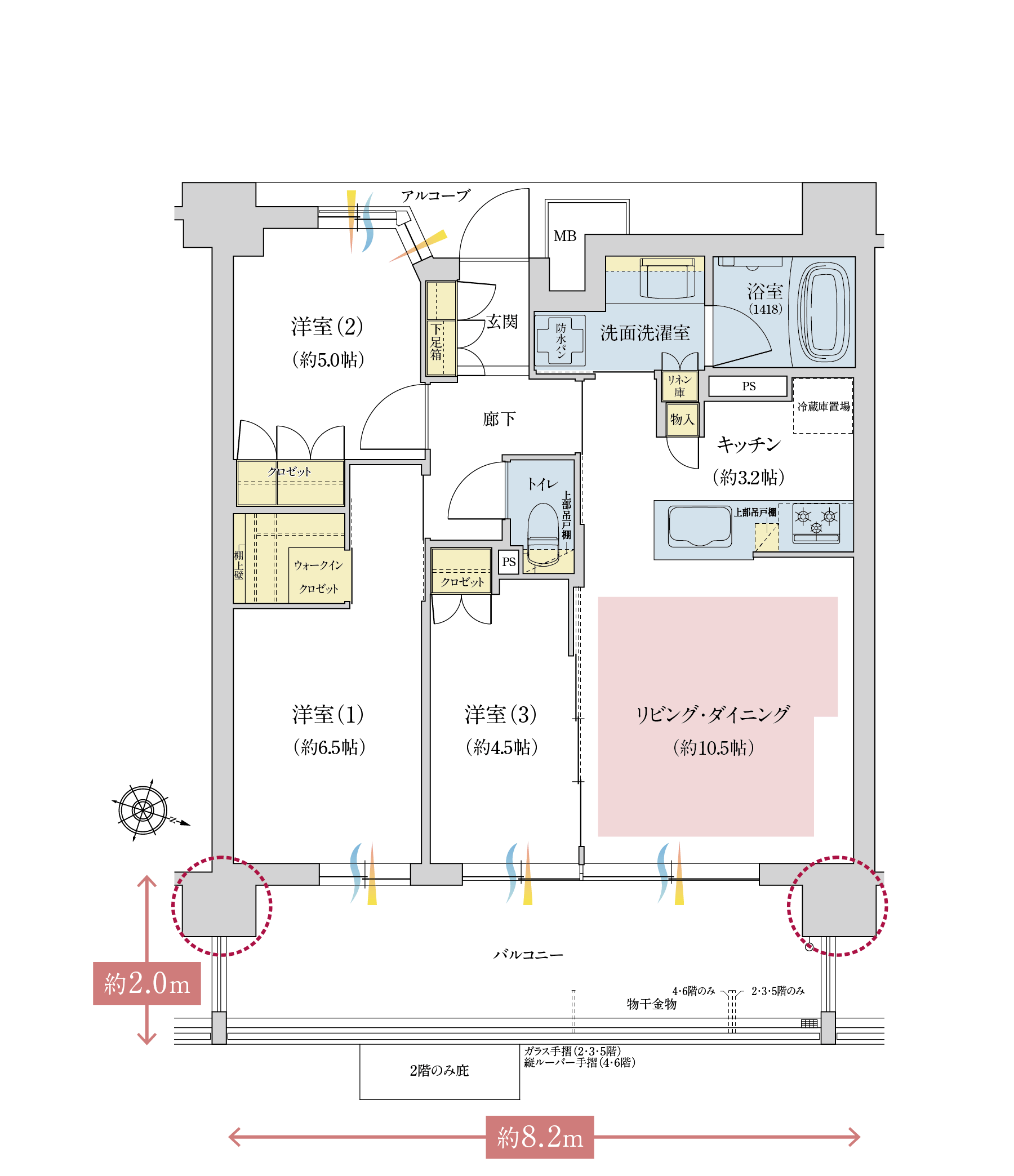 B3type間取り図