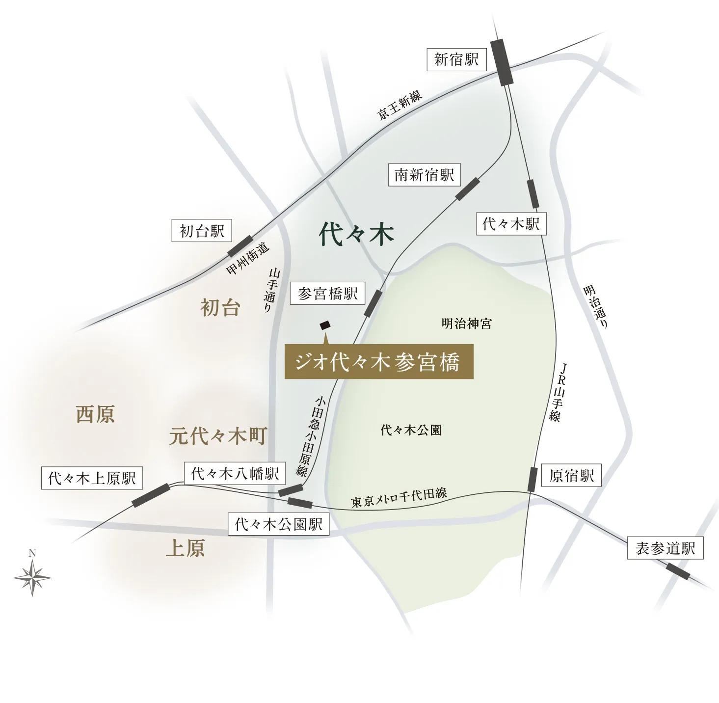 立地概念図
