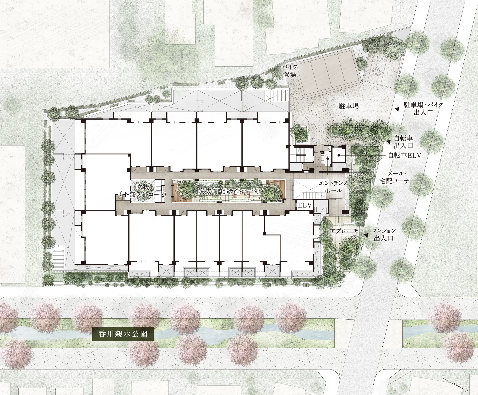 敷地配置図イメージ