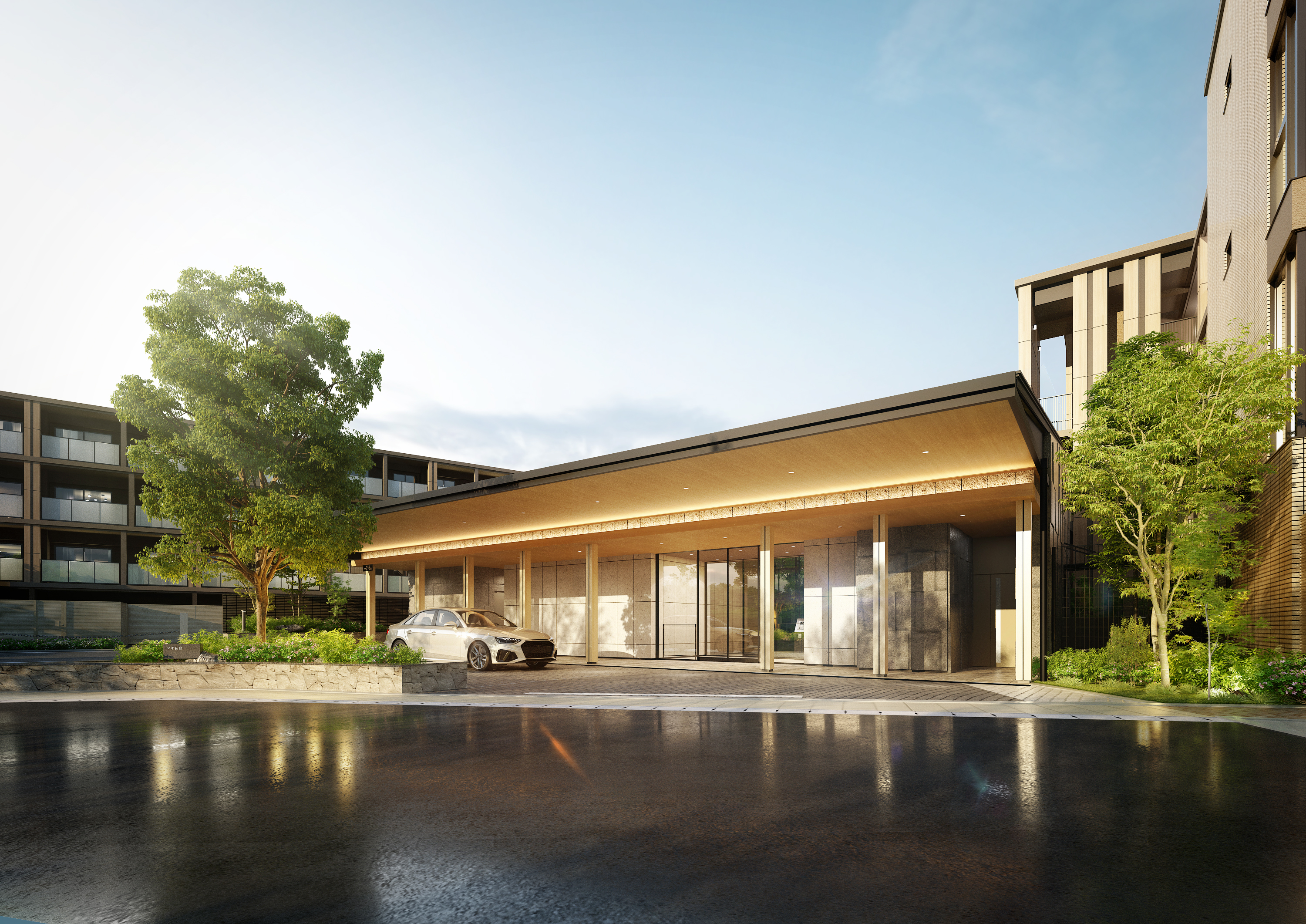 エントランス棟完成予想CG