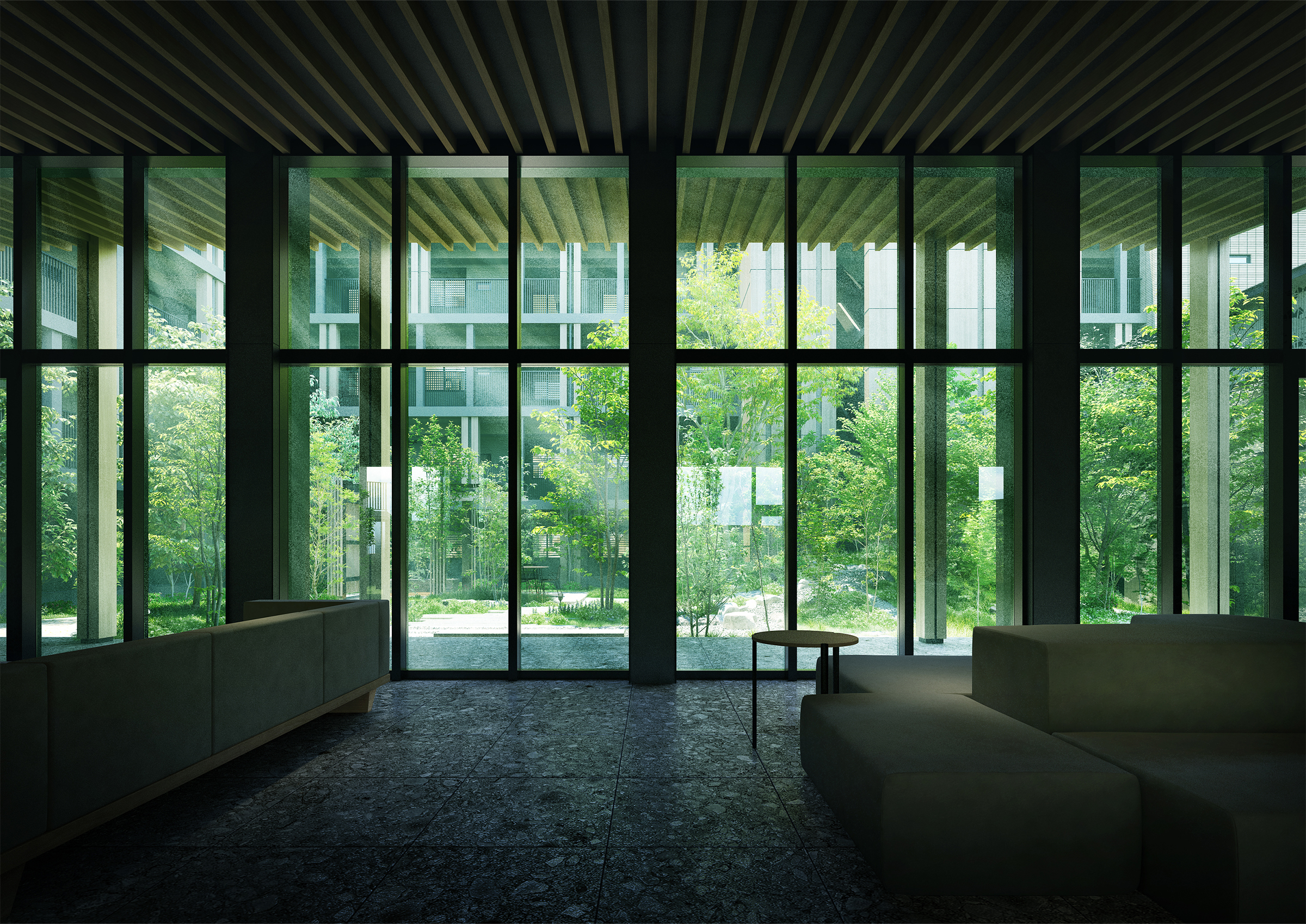 ラウンジ完成予想CG