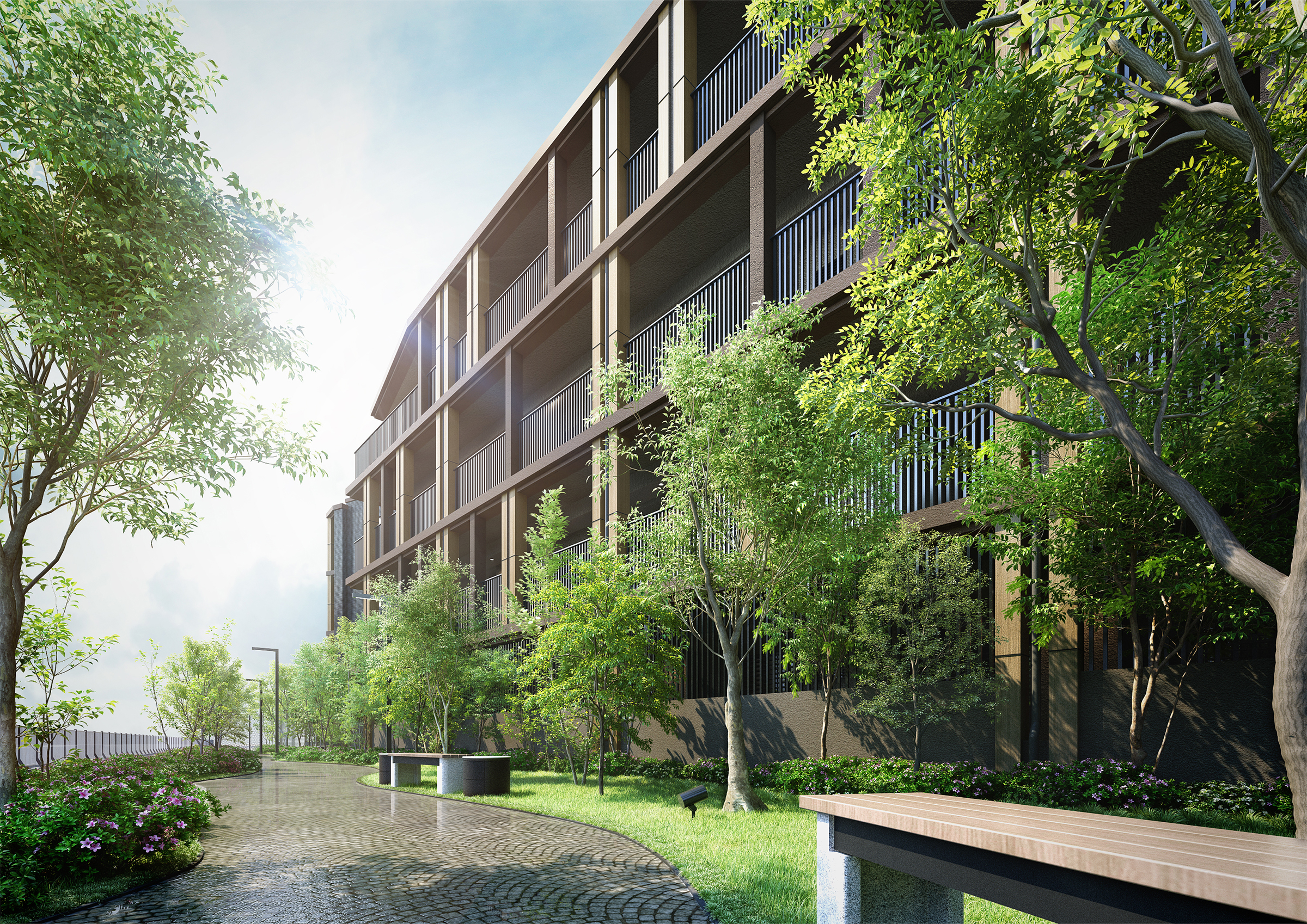 コミュニティガーデン完成予想CG