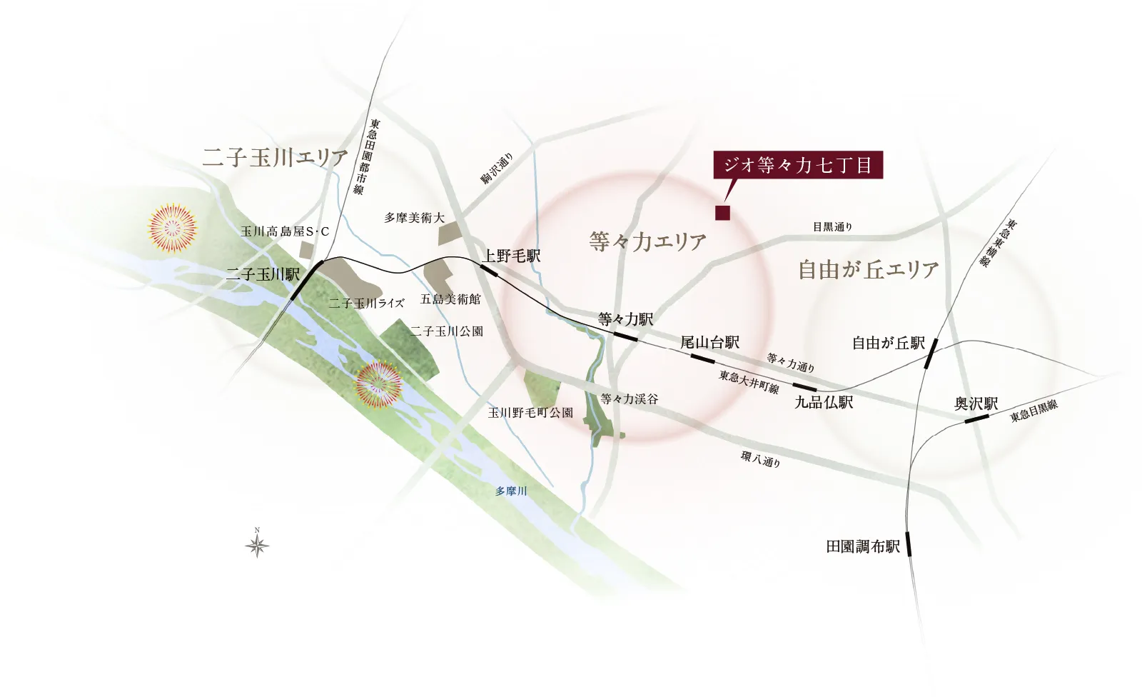 エリアイメージイラスト