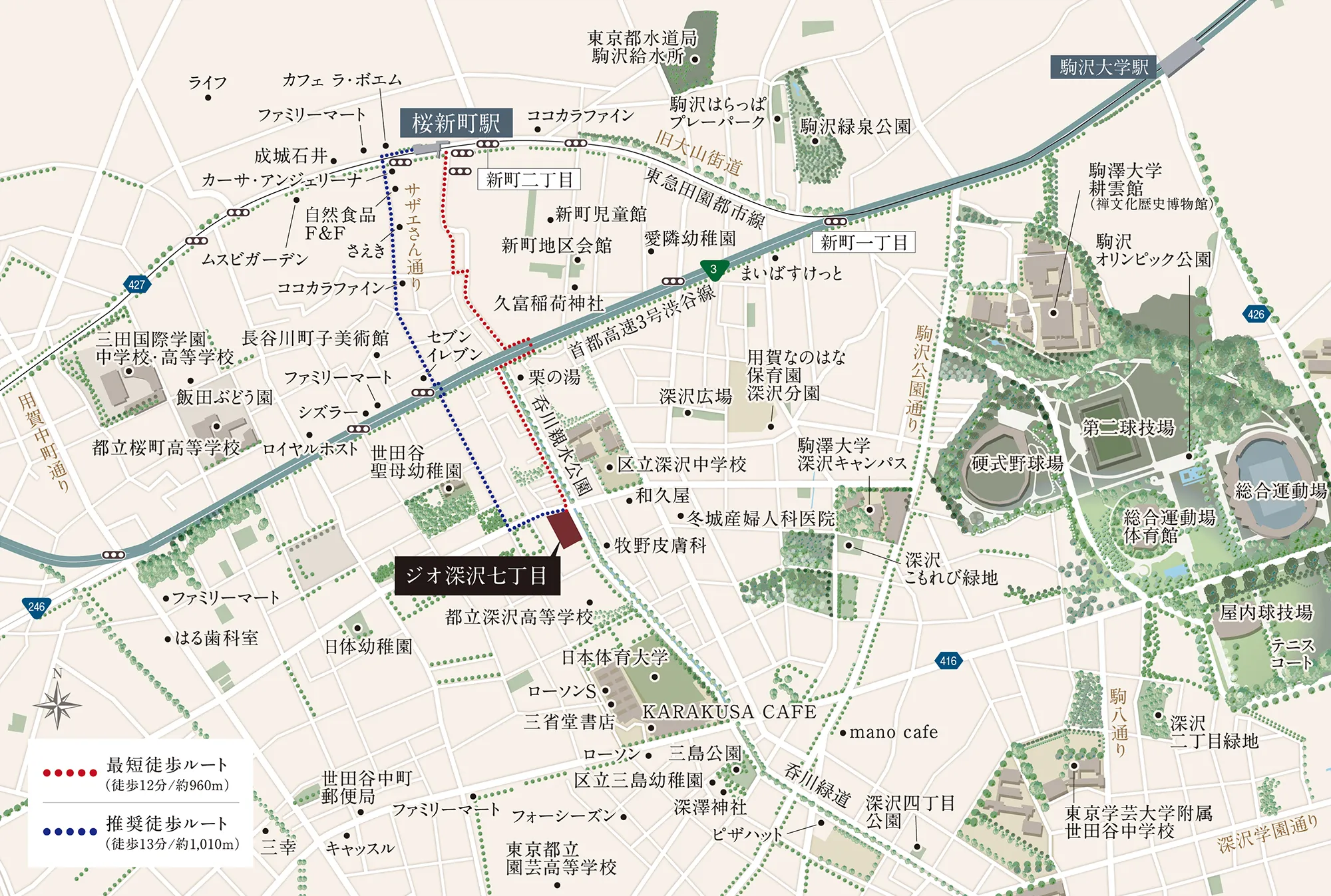 現地案内図